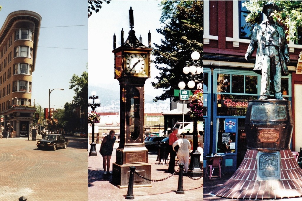 Dampfuhr und Gassy Jack in Gastown, Vancouver