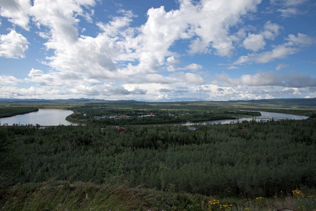 Brücke bei Pelly Crossing über den Yukon River