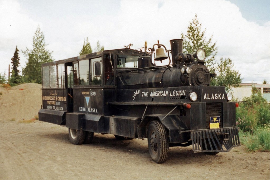...hier in Kenai (ca. 7100 Ew.) Dampfmobil
