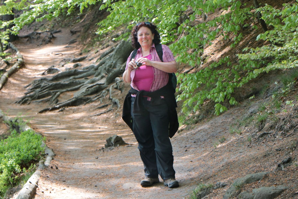 Wir haben die gemütlichere Wanderhöhe erreicht, nun gehts noch ca. 3,5 km in Richtung Prebischtor