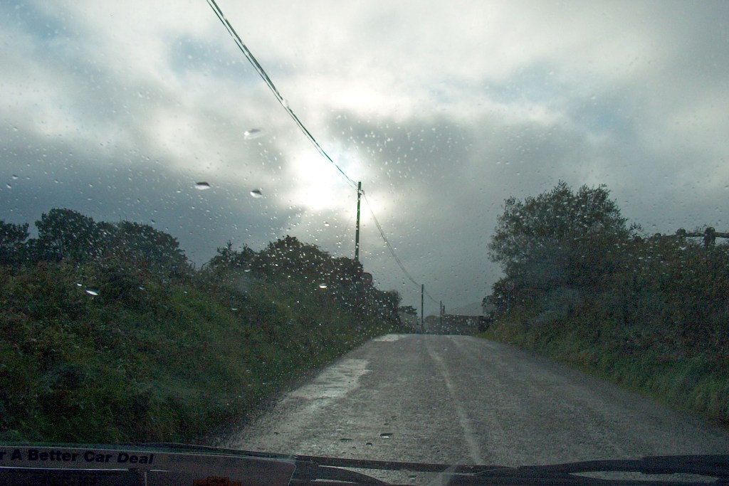Typisch irisches Wetter an der Südwestküste von Irland