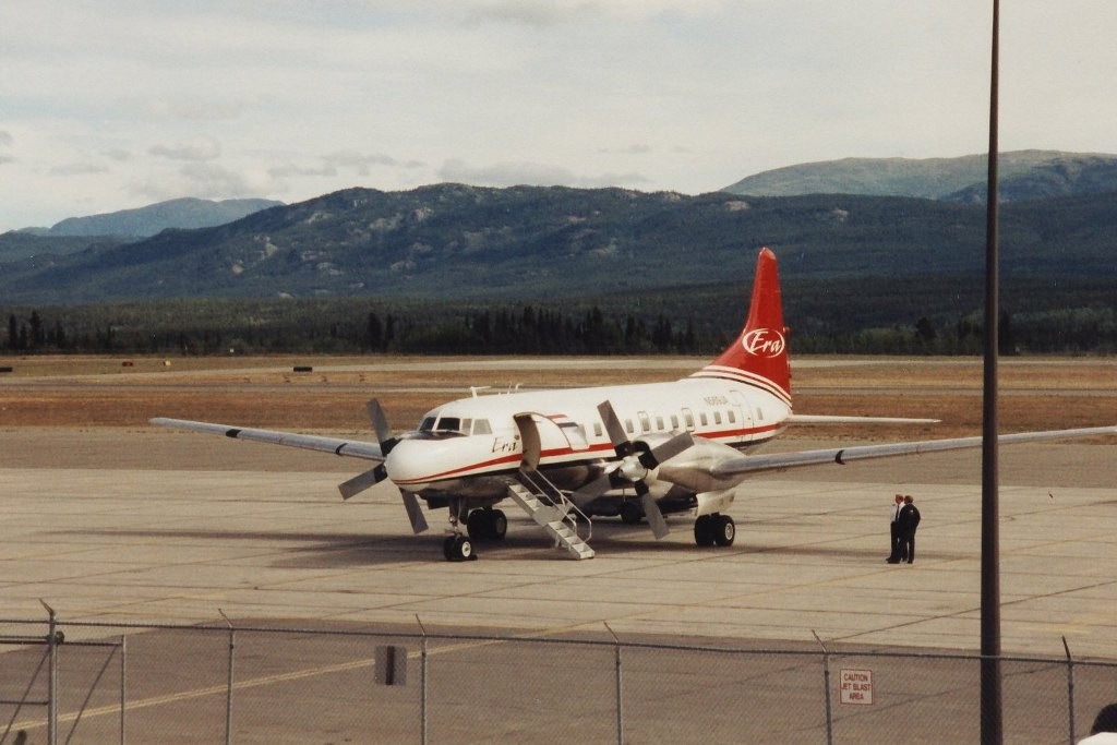 Unser Flieger für den Flug nach Anchorage