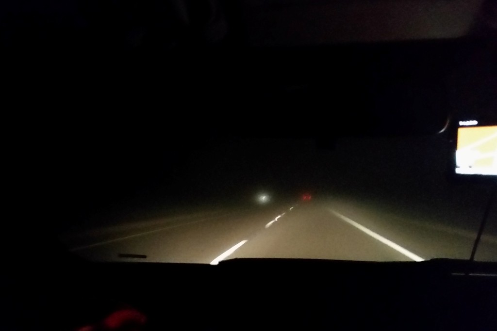 ...bei Nacht und Nebel nahe Gallup auf der I 40