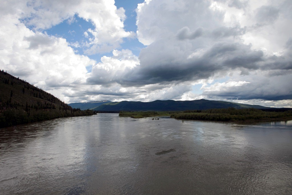 Steward River, Blickrichtung Keno Hills