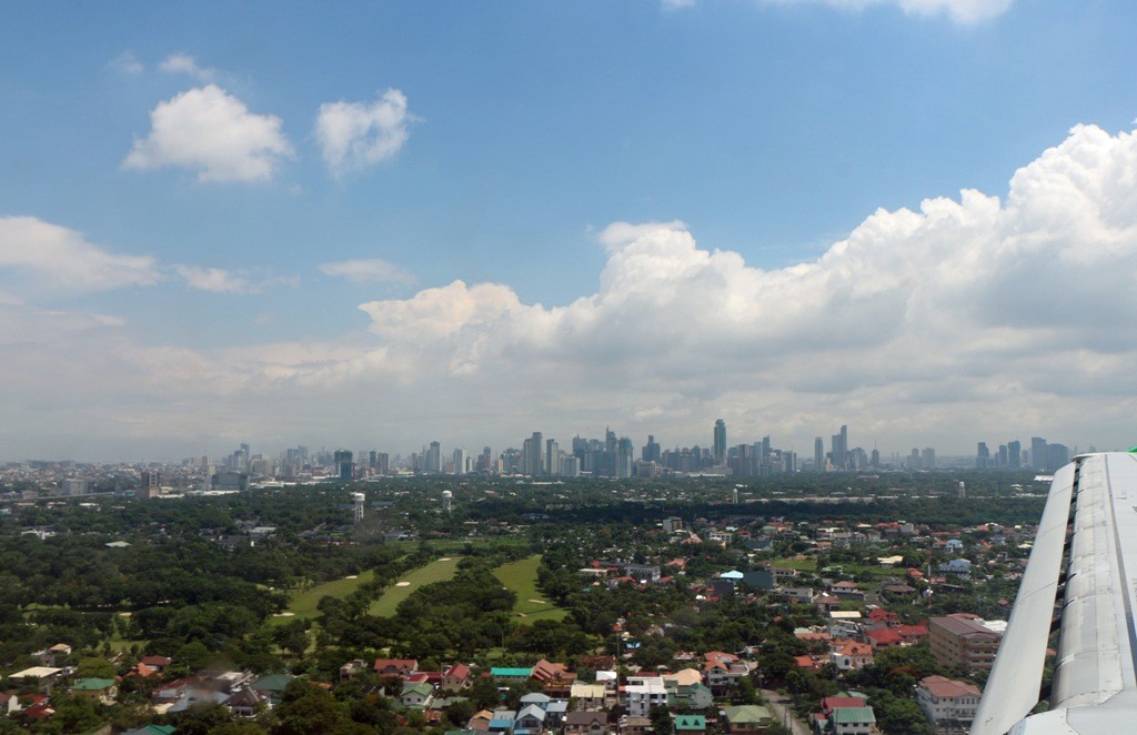 ...Landeanflug Manila