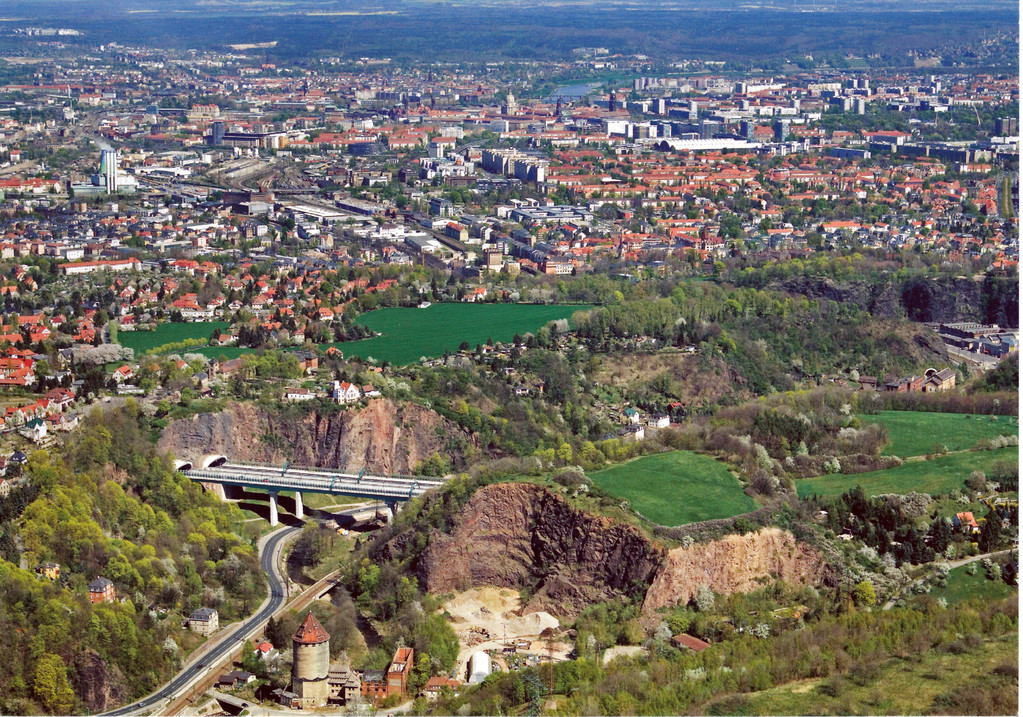 Dresden - Plaunscher Grund (BAB 17) dieser Tage
