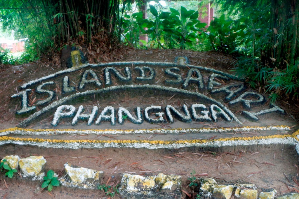 Man sieht es, wir sind in Safari Island in der Provinz Phangnga!