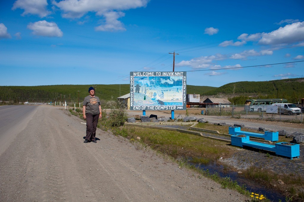 Wir haben es geschafft und den Dempster HWY bis Inuvik befahren