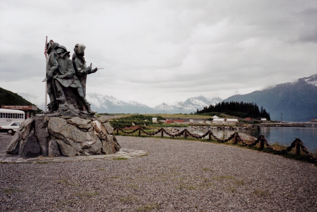 Das Oil Memorial in Valdez