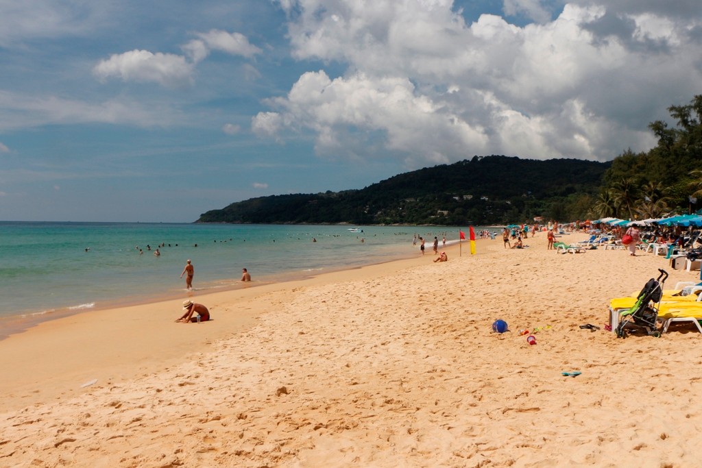 Der drei Kilometer Strand von Karon - sehr schön und nicht so überlaufen wie in Patong!