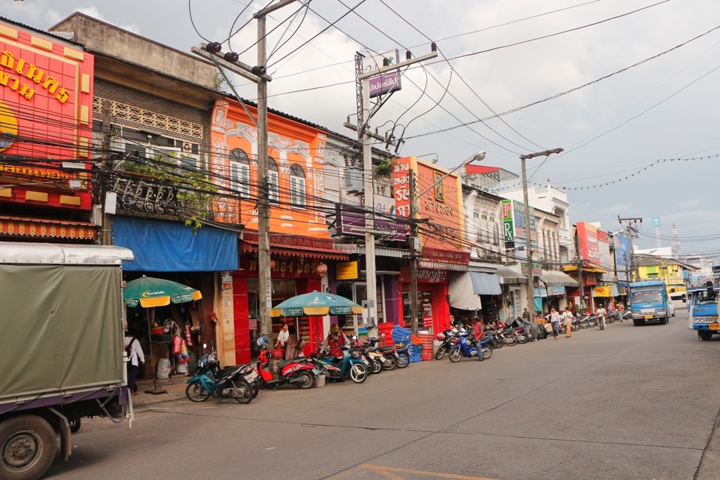 Teilansicht der Ranong Road in Phuket Town