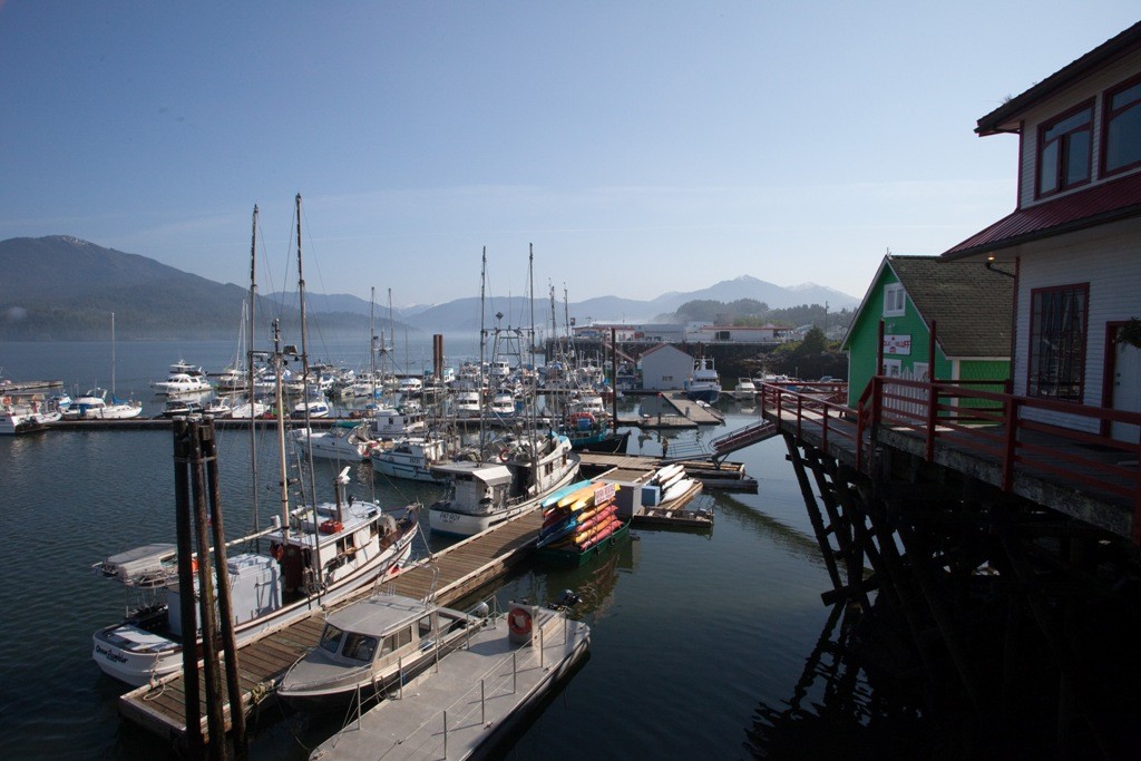 Teilansicht des alten Hafens von Prince Rupert
