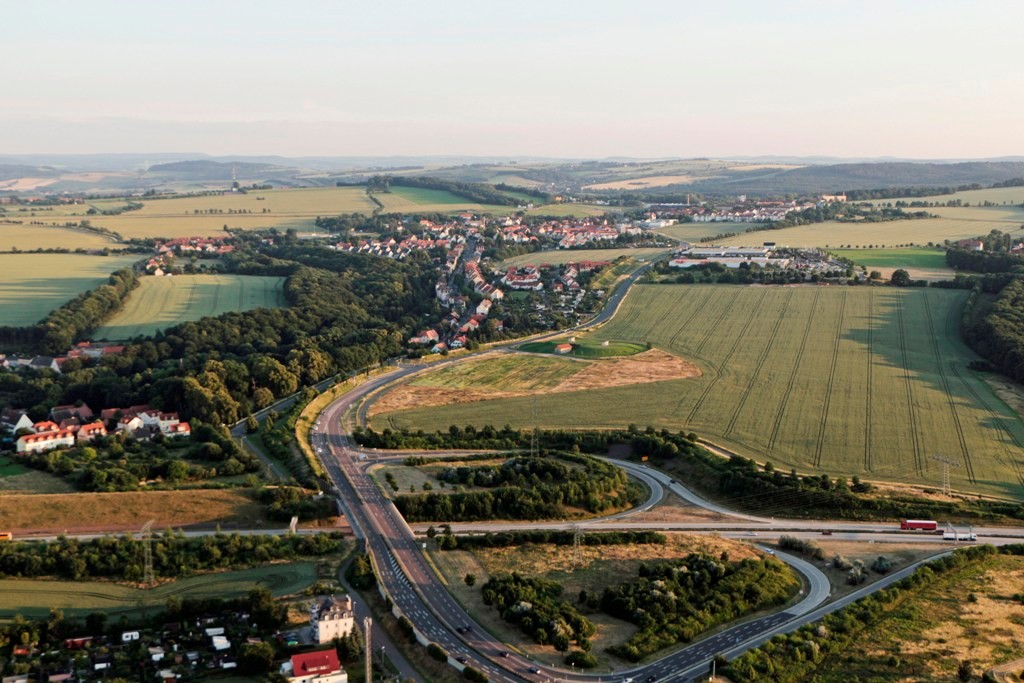 BAB 17 Abfahrt Südvorstadt/Bannewitz und weiter ins Osterzgebirge nach Dippoldiswalde