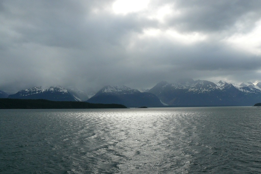 Wir passieren den Glacier Bay National Park, ein beeindruckender Anblick