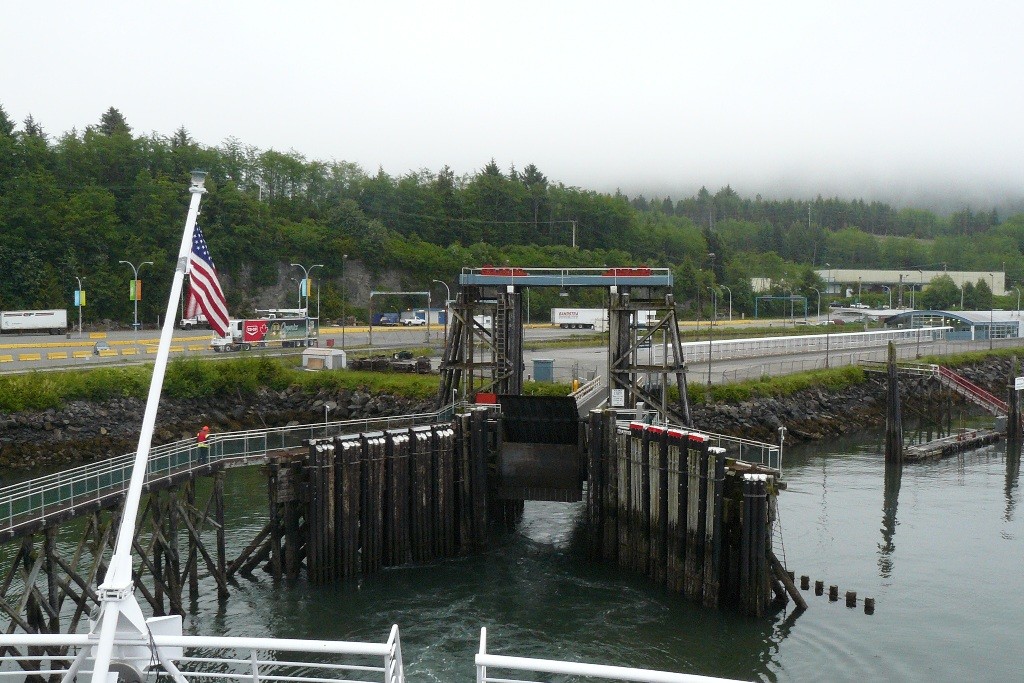 Vorerst einmal auf wiedersehen Kanada, jetzt geht´s auf dem Seeweg nach Alaska (Vereinigte Staaten)