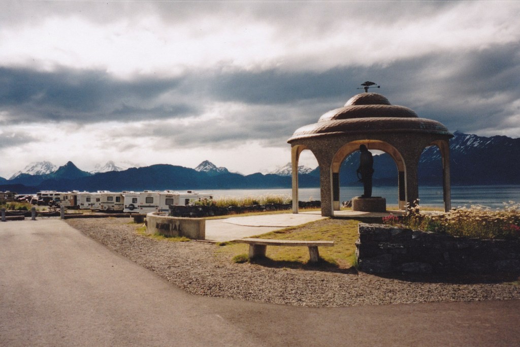 Das Seemannsdenkmal in Homer Spit