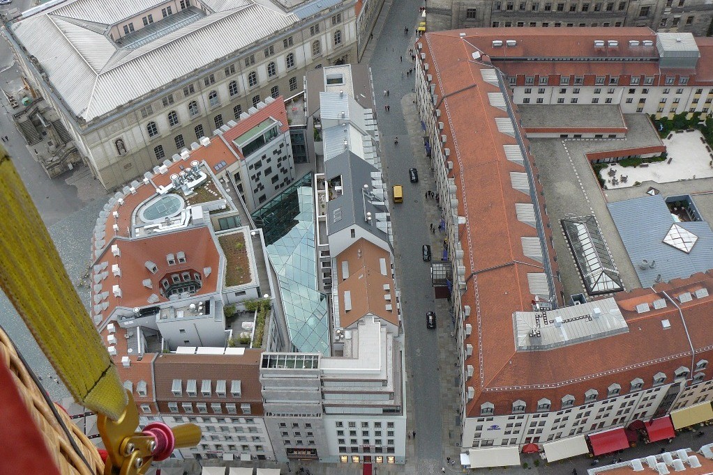 Verkehrsmuseum, Komplex Hiltonhotel und OF Quartier an der Frauenkirche