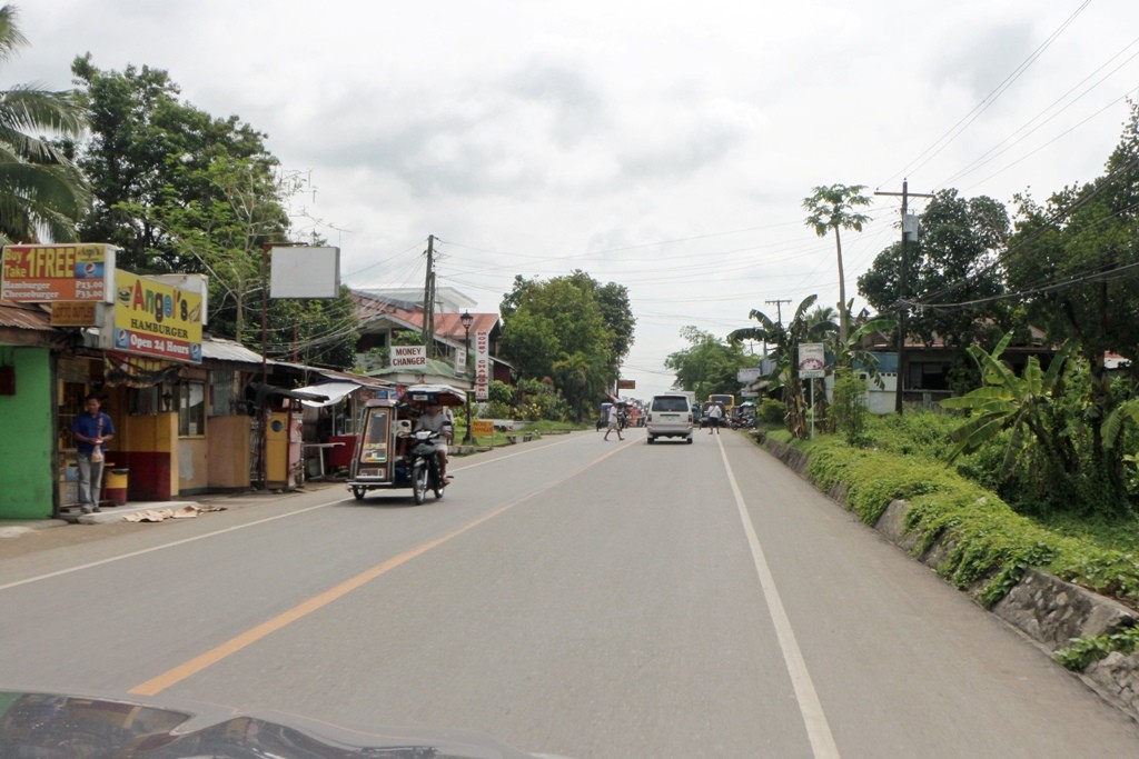 Wir nähern uns der Stadt Boljoon auf Cebu