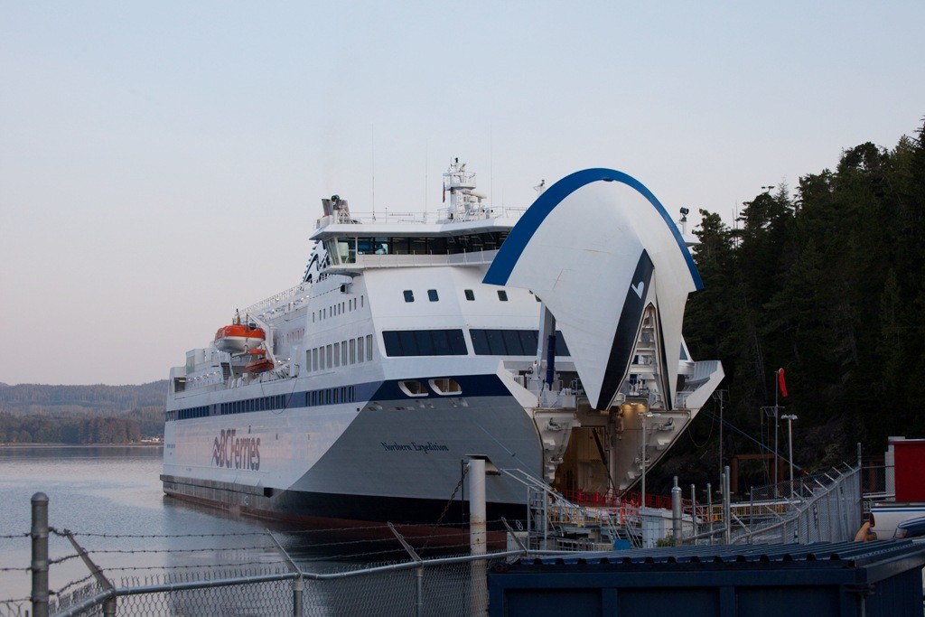 Mit der "Victoria" starten wir (7:30 Uhr) in Richtung Prince Rupert durch den kanadischen Teil der Inside Passage