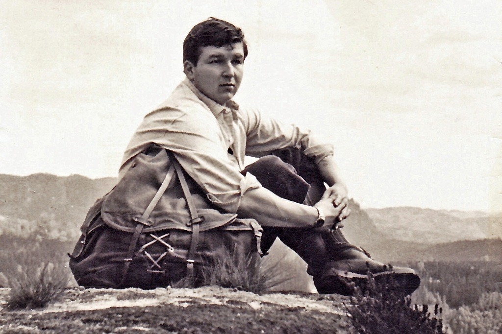 Ich in den Bergen 1969