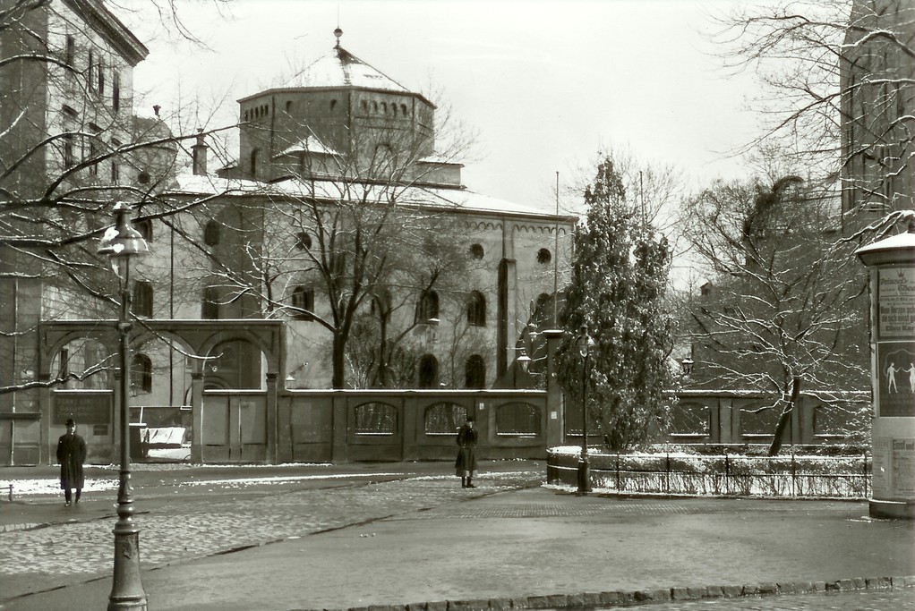Dresden - Synagoge (1838-40 durch G. Semper), zerst. 10.11.1938