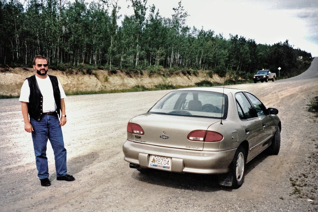 Unser Hirecar für die Fahrt duch des Yukon Territory