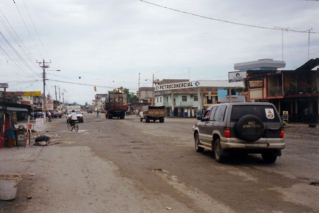 Die Hauptstraße in El Triunfo