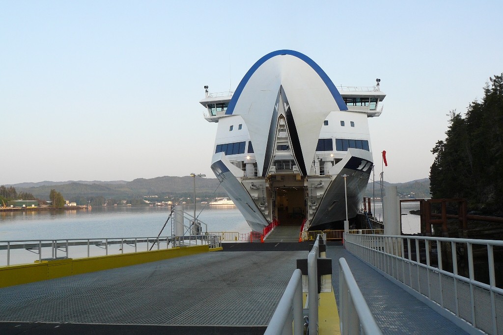 Start in Port Hardy (BC Ferries) an der Nordspitze von Vancouver Island in die kanadische Inside Passage