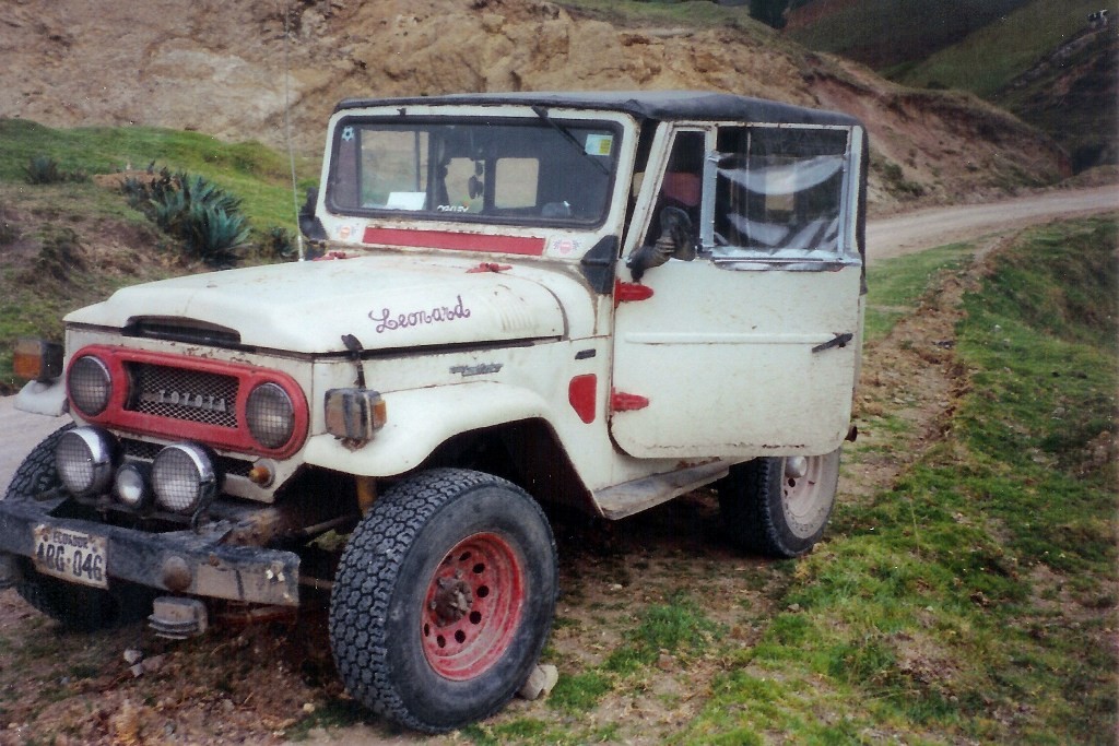 Unser Pannen-Toyota Land Cruiser FJ40 Bj.1978, er brachte uns trotz allem immer ans Ziel
