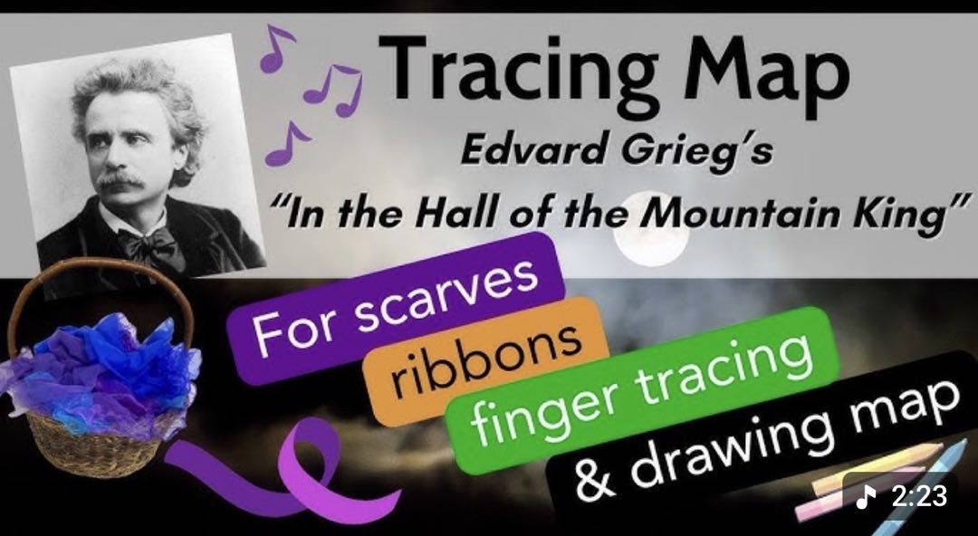 Musik mit Tracing Map