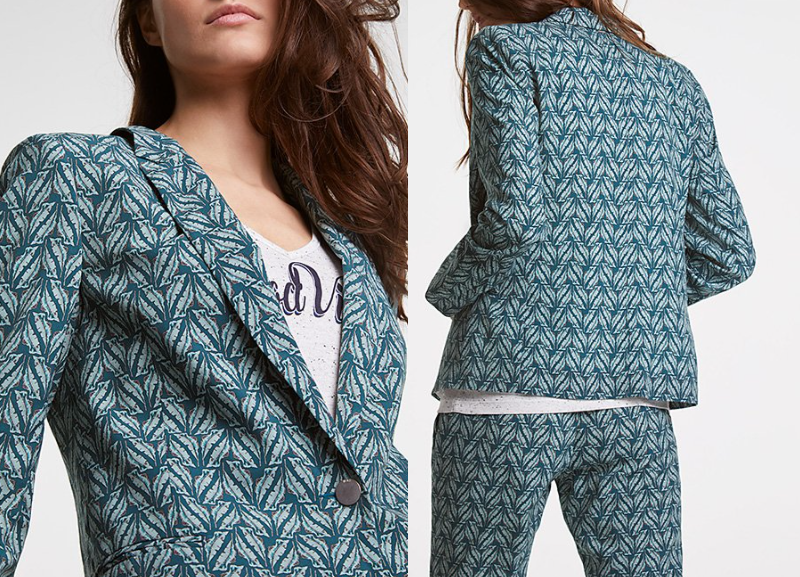 La veste en velours de C cile Bois Site de dressingdupaf