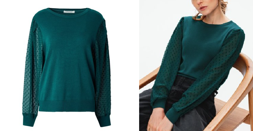 Le pull gilet kaki de Alice Belaidi Site de dressingdupaf