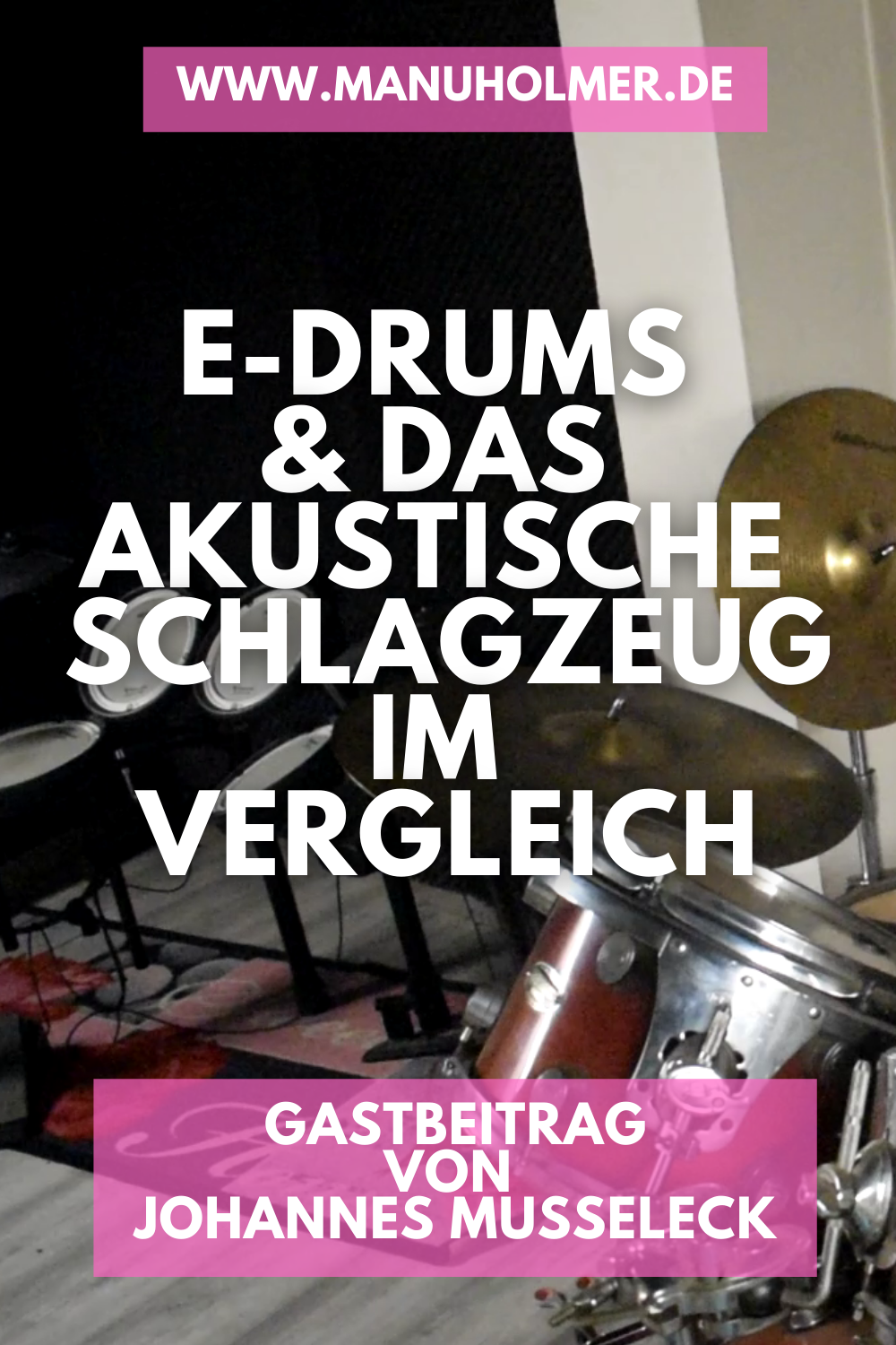 E-Drums und das akustische Schlagzeug im Vergleich: Was passt zu Dir?