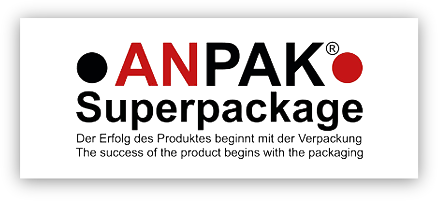 Logo: ANPAK Superpackage GmbH - PP-Spritzgussverpackungen für die Bereiche Food / Nonfood aus Hamburg