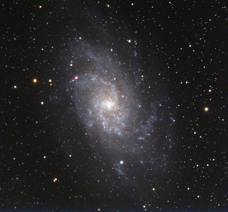 M33, aufgenommen mit einem LZOS 115/805mm und ALccd6c
