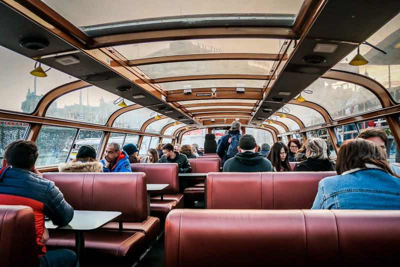 Grachtenfahrt, Amsterdam, Bootstour, Stromma, Boot, Sehenswürdigkeit