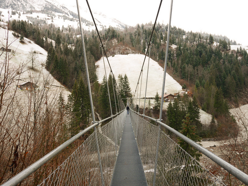 Hängebrücke Hohstalden bei Frutigen