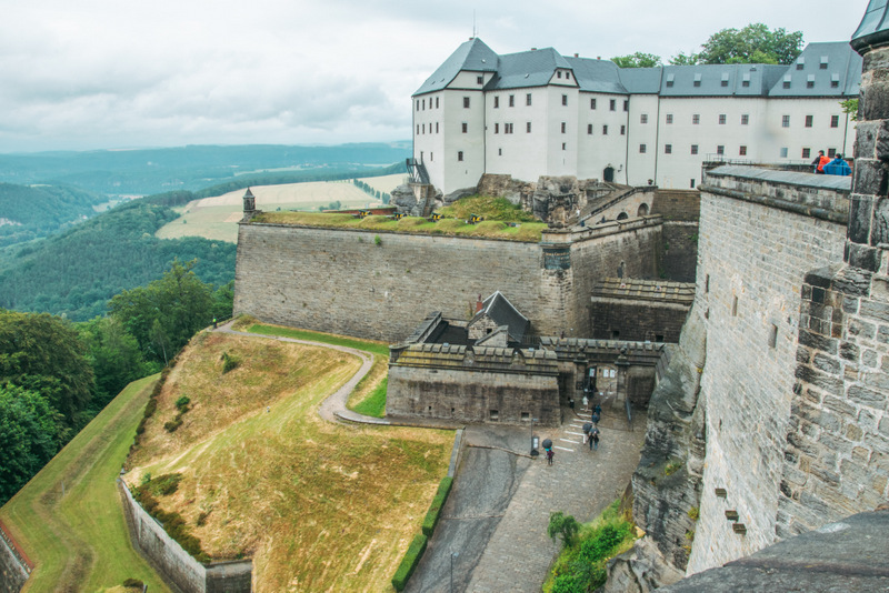 Festung Königstein, Sächsische Schweiz, Schloß, Burg, Elbsandsteingebirge