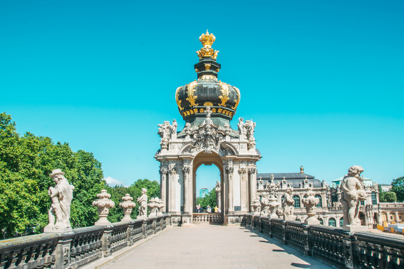 Dresden, Zwinger, Barock, Goldene Krone