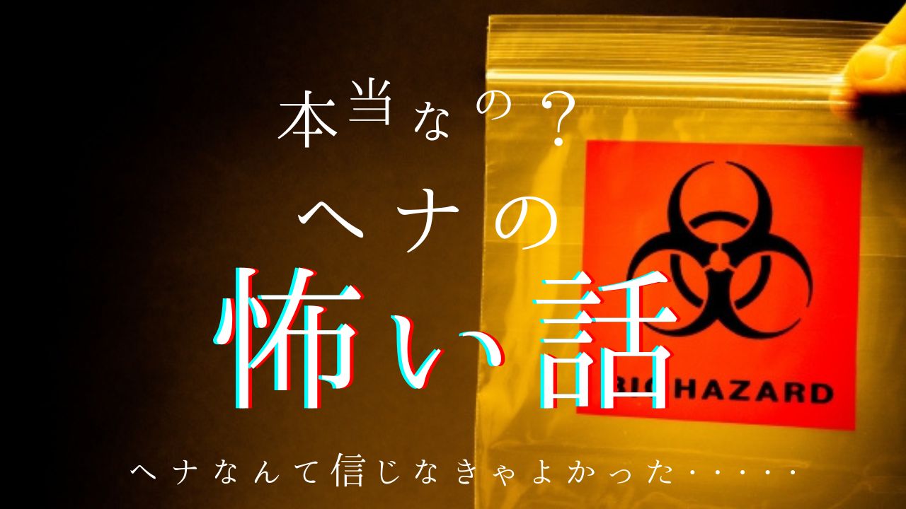 ヘナなんてやるもんじゃなかった！！