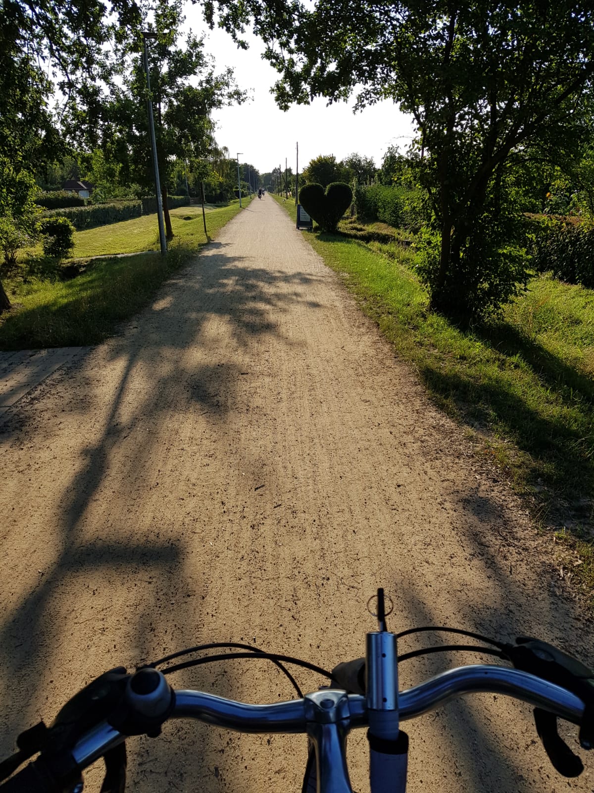 Tannenbergstraße in Richtung City in der Neuanlage Juli 2019