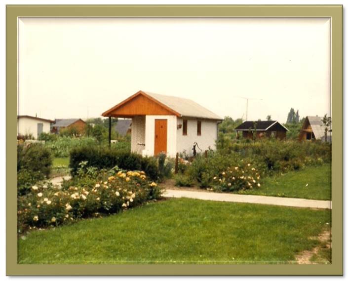 Parzellen am Feuerdornweg in Richtung Ententeich 1979