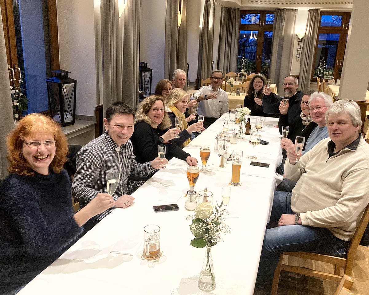 Gut besuchter Stammtisch unserer Pfarrei Kloster Stiepel