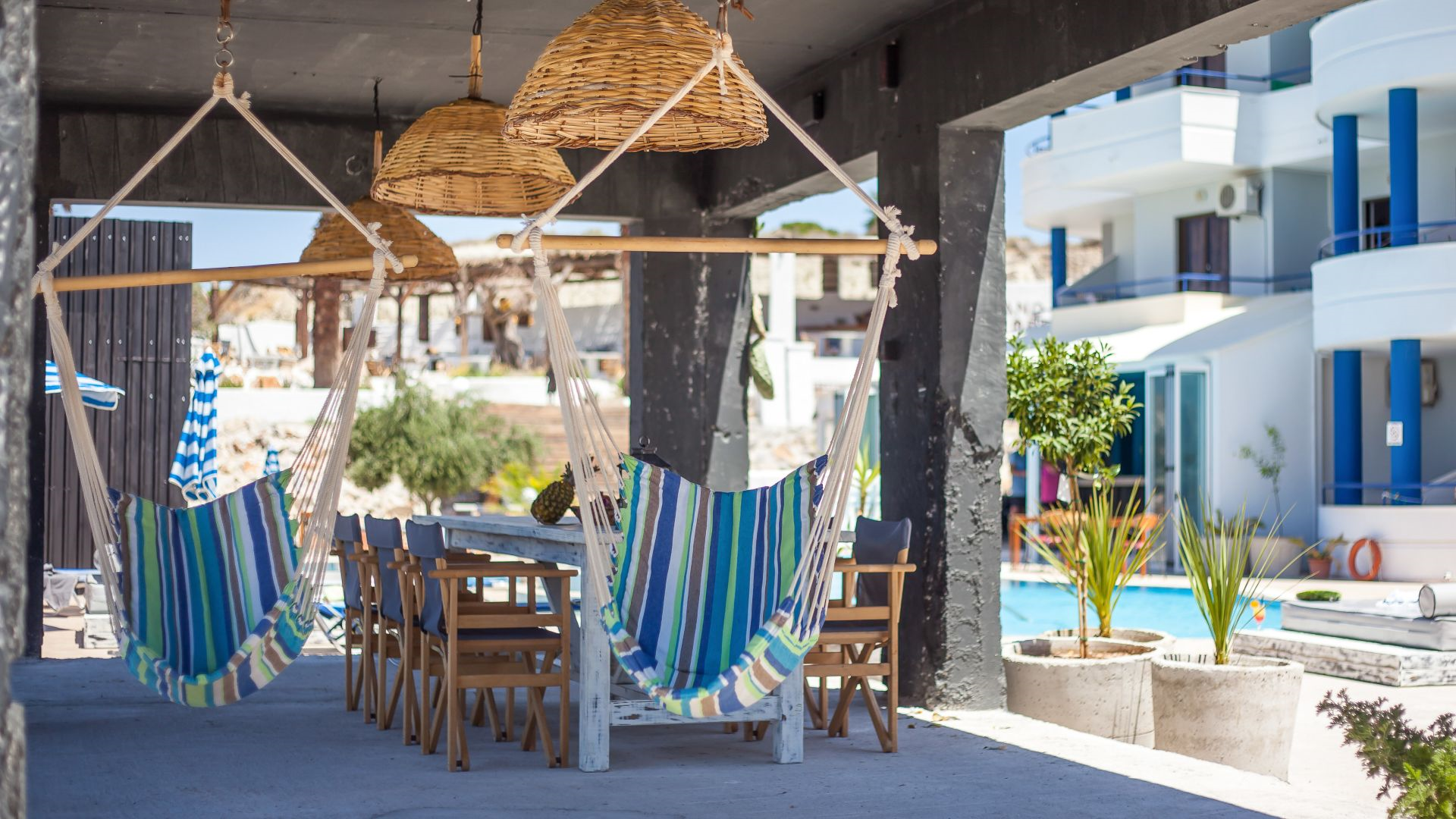 ** Hotel Ano Kampos auf der Insel Rhodos