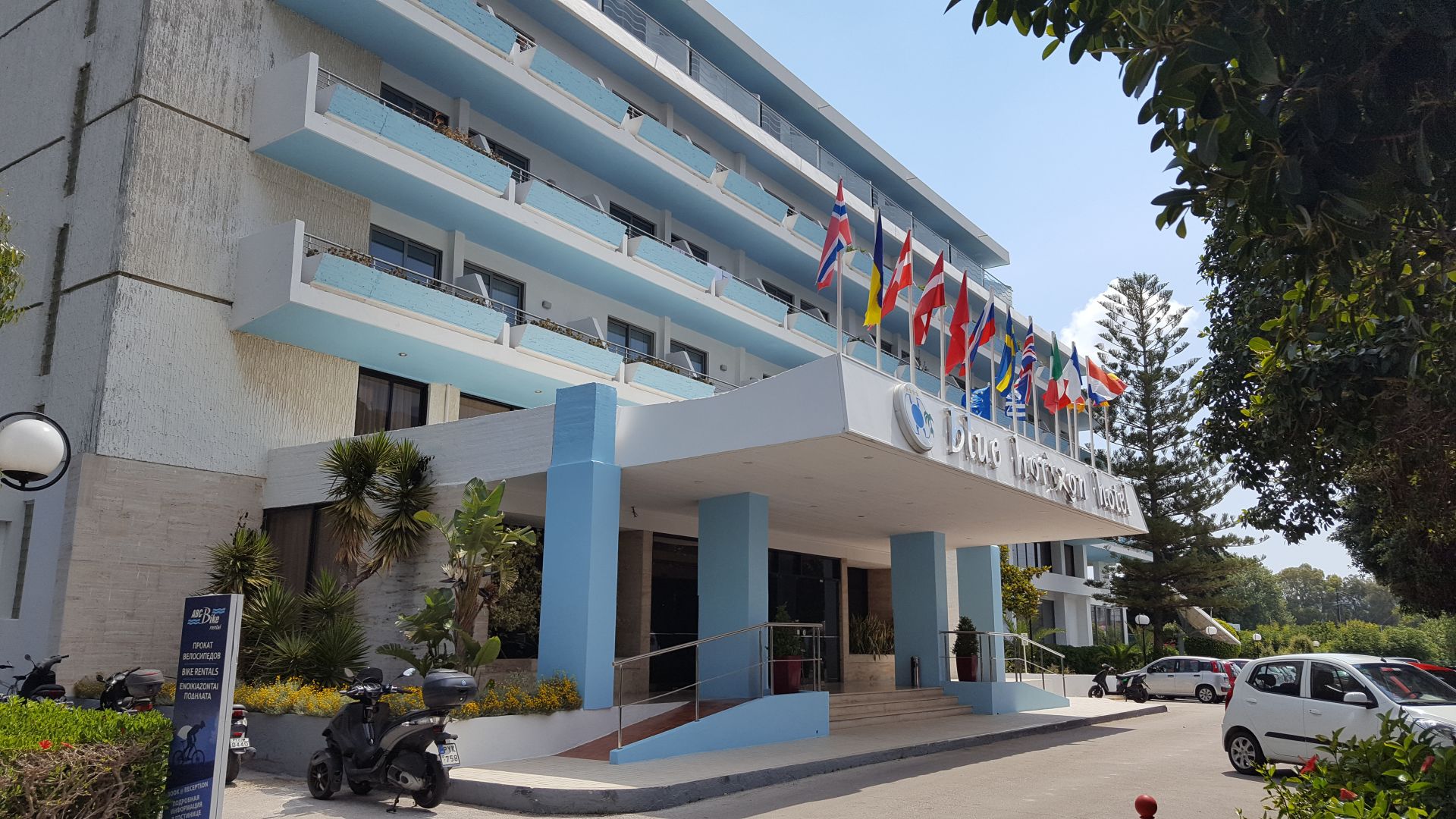 4 Sterne Hotel Blue Horizon auf Rhodos