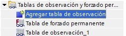 agregar tabla obervación