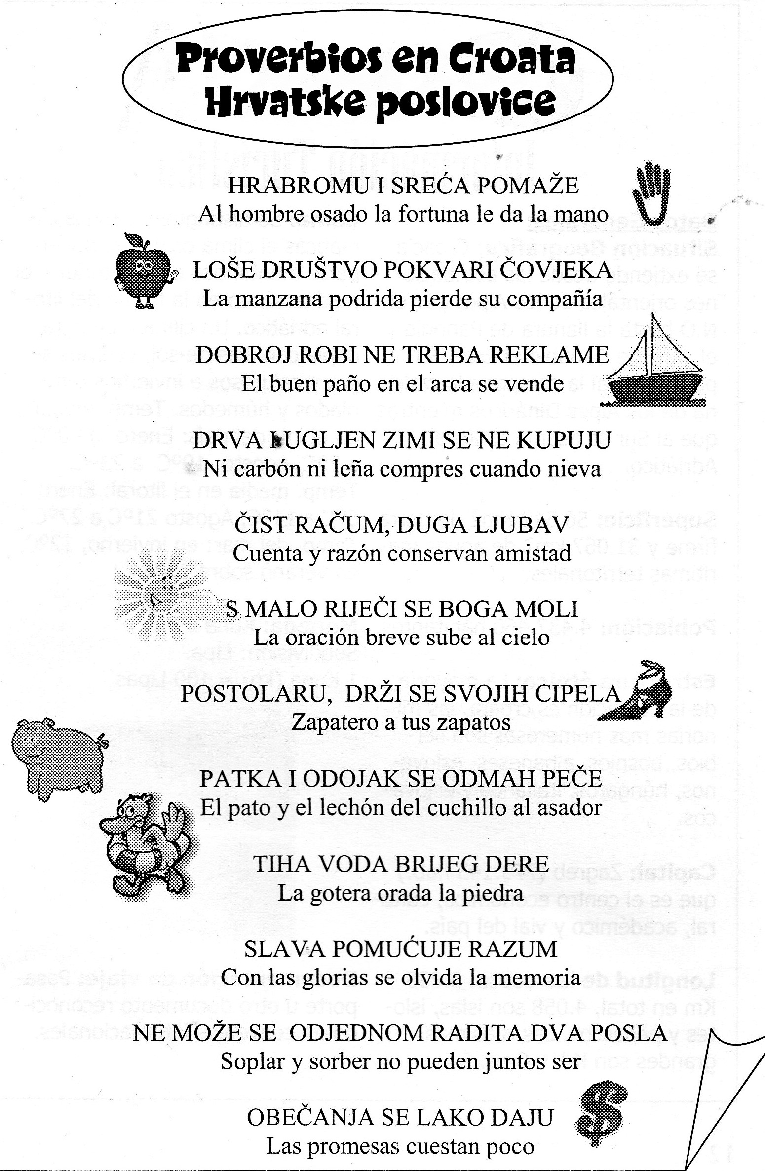 Cultura Croata Página web de croaciasiempre