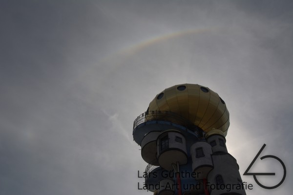 Halos in Abensberg - 22°Ring, Umschriebenes Halo, Nebensonne