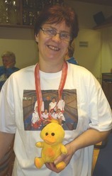 Natascha Ohnesorgen (495) mit der Glücksente.