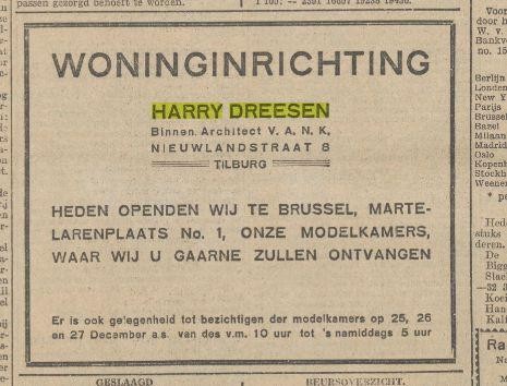 1931.12.21 Nieuwe Tilburgsche Courant Advertentie